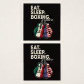 Funny Eat Sleep Repeat Boxing (Front & Back)