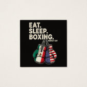 Funny Eat Sleep Repeat Boxing (Back)