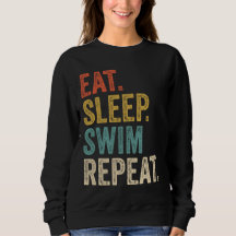 Funny Eat Sleep Swim Repeat Swimming Swime