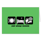 funny eat sleep tennis (Front Horizontal)