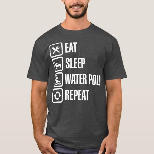 Funny Eat Sleep Water Polo Repeat swimming 