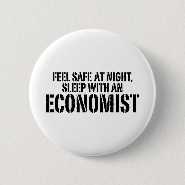 Funny Economist Button (Front)