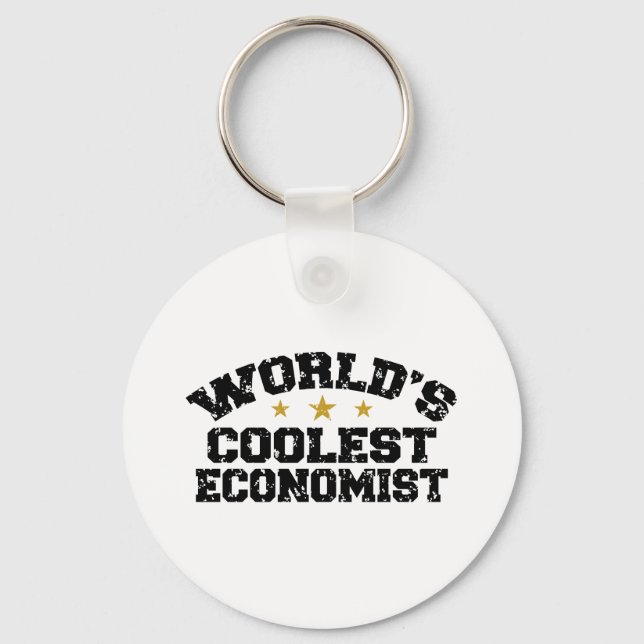 Funny Economist Keychain (Front)