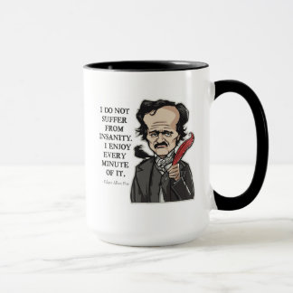 Funny Edgar Allan Poe quote mug