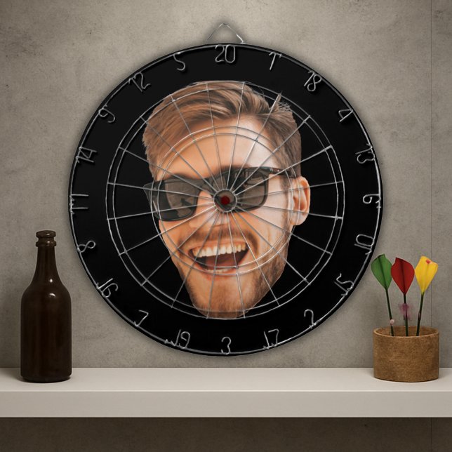 Funny Editable Photo Dart Board (Funny Sarcastic Editable Photo Of Enemy Dart Board
)