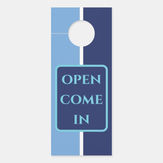 Funny editable text door hanger (Front)
