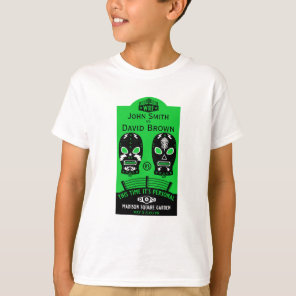 Funny Editable Wrestling Contest T-Shirt