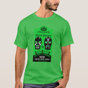 Funny Editable Wrestling Contest T-Shirt