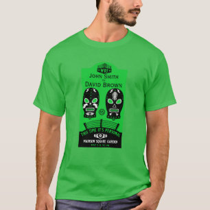 Funny Editable Wrestling Contest T-Shirt