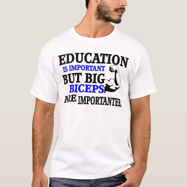 Funny Education T-Shirt (Front)