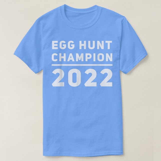 Funny Egg Hunt Champion 2022 New Dad Pregnancy Rev T-Shirt (Design Front)