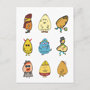 Funny Egg Puns Postcard