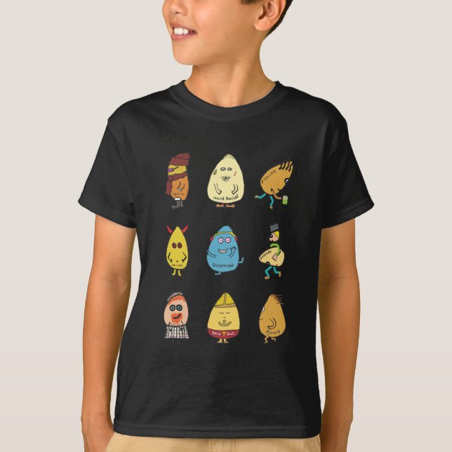 Funny Egg Puns T-Shirt (Front)