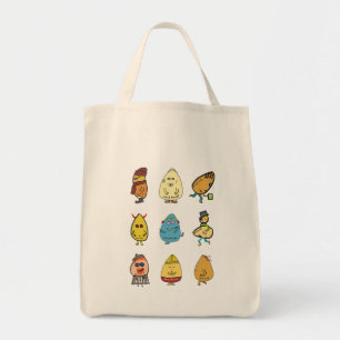 Funny Egg Puns Tote Bag