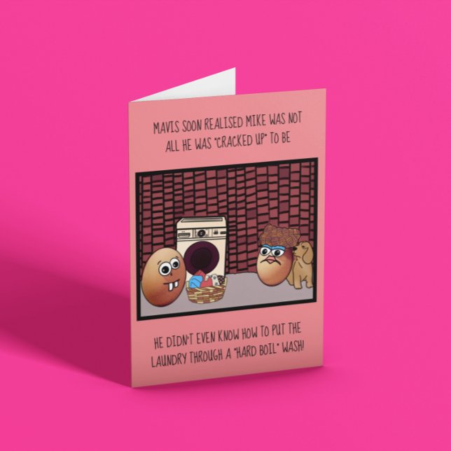 Funny Eggs Anniversary  Card (Creator Uploaded)