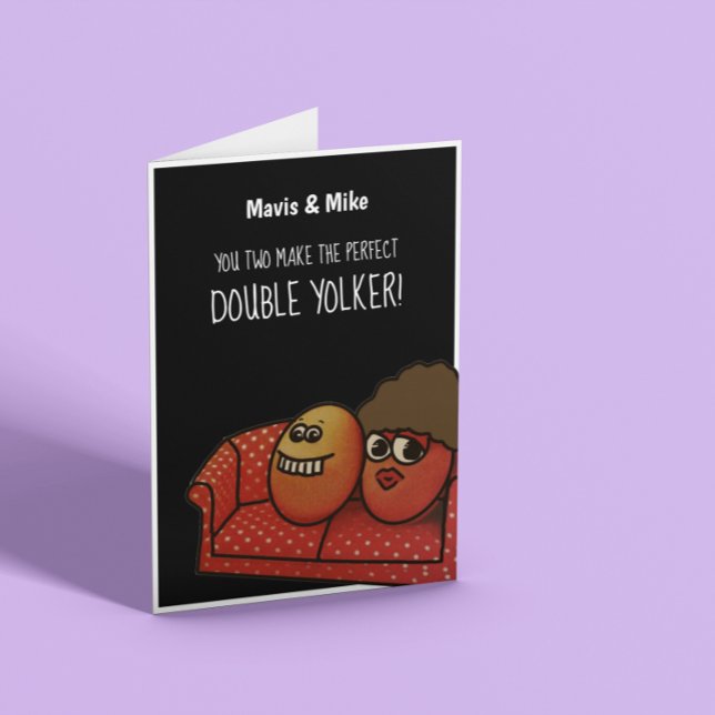 Funny Eggs Anniversary  Card (Creator Uploaded)