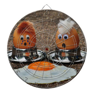 Funny eggs dart board