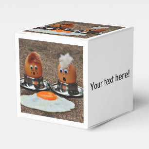 Funny eggs favor boxes