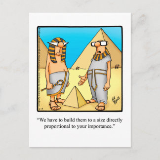Funny Egyptian  Humor Postcard