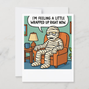 Funny Egyptian Mummy Joke Postcard