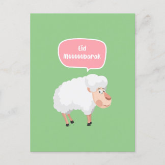 Funny Eid Mubarak Holiday Postcard