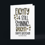 Funny Eighty Getting Old 80th Birthday For Friend Card<br><div class="desc">Celebrate in style with this beautiful Happy Birthday card, perfect for adding a personal touch to someone’s special day. Designed and printed in our home studio using high-quality materials, this card is ideal for family, friends, coworkers, or anyone you want to make feel extra special. With its vibrant design and...</div>