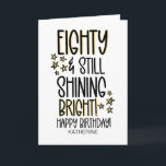 Funny Eighty Getting Old 80th Birthday For Friend Card<br><div class="desc">Celebrate in style with this beautiful Happy Birthday card, perfect for adding a personal touch to someone’s special day. Designed and printed in our home studio using high-quality materials, this card is ideal for family, friends, coworkers, or anyone you want to make feel extra special. With its vibrant design and...</div>