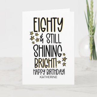 Funny Eighty Getting Old 80th Birthday For Friend Card