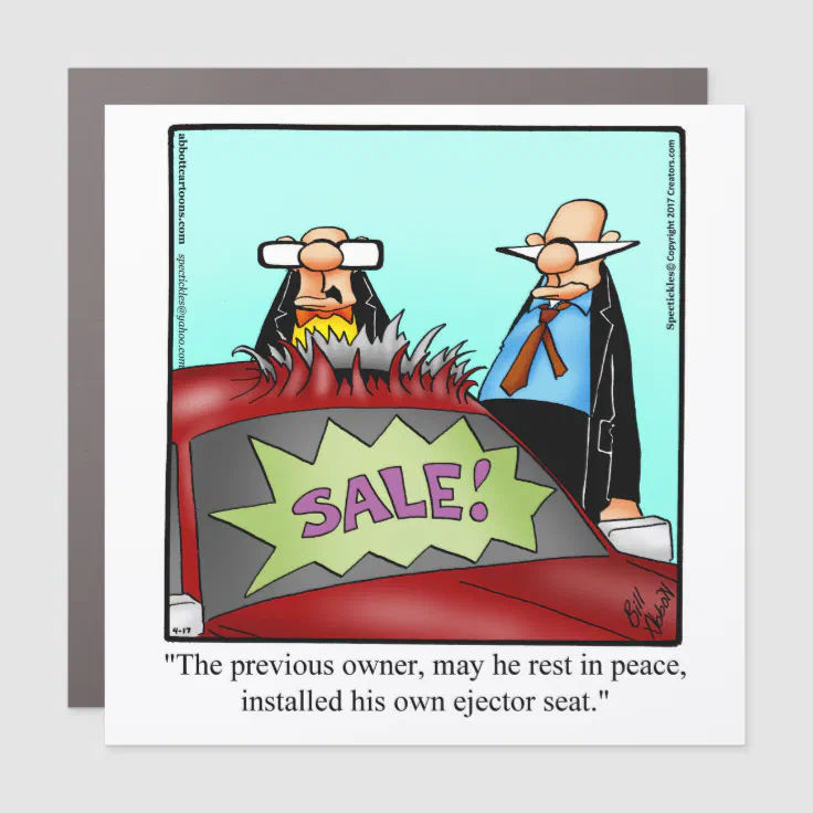 Funny Ejector Seat Humor Car Magnet | Zazzle Funny Ejector Seat Humor Car Magnet | Zazzle
