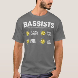 Funny Electric Bass Guitar Players Sound Volume Pr T-Shirt