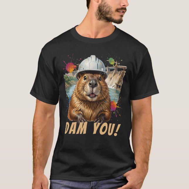 Funny Electric Power Engineering T-Shirt (Front)
