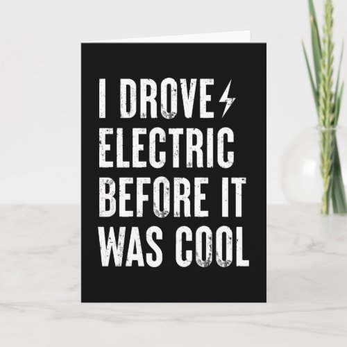 Funny Electric Vehicles EV Car Gift Card