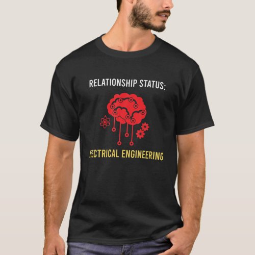 Funny Electrical Engineer Valentine Present Engine T_Shirt
