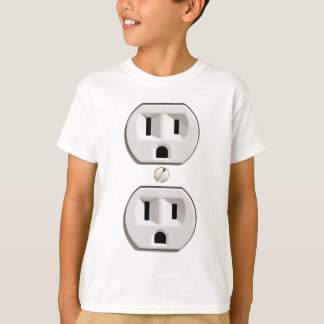 Funny Electrical Outlet Costume T-Shirt