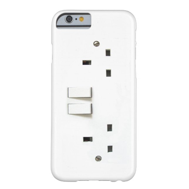 Funny Electrical Outlet from UK On iPhone 6 case (Back)