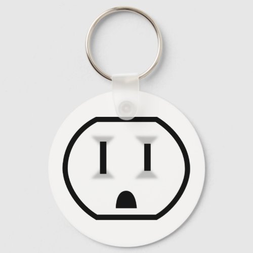 Funny Electrical Outlet Keychain