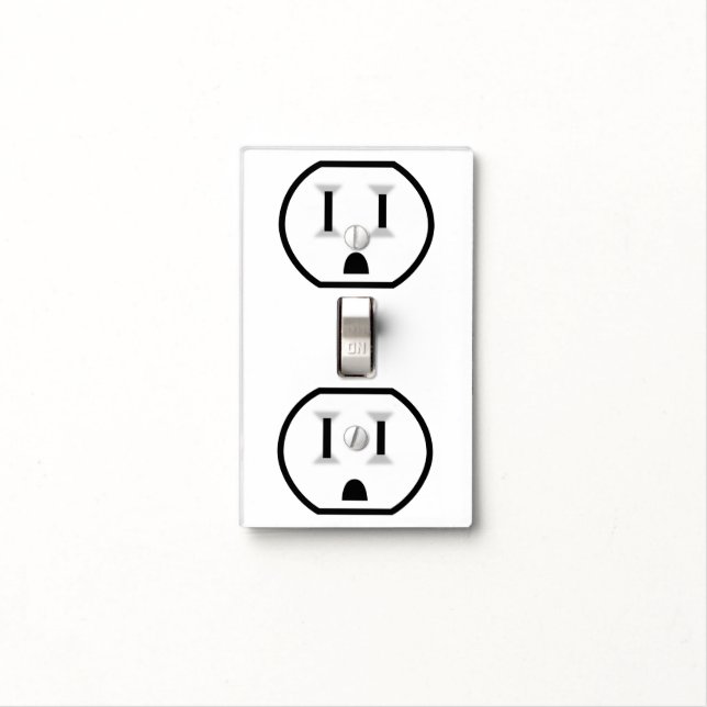 Funny Electrical Outlet Light Switch Cover (In Situ)