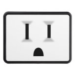Funny Electrical Outlet (No Outline) Hitch Cover