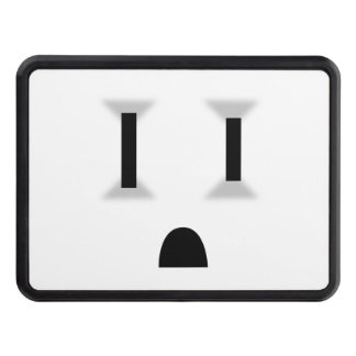 Funny Electrical Outlet (No Outline) Hitch Cover