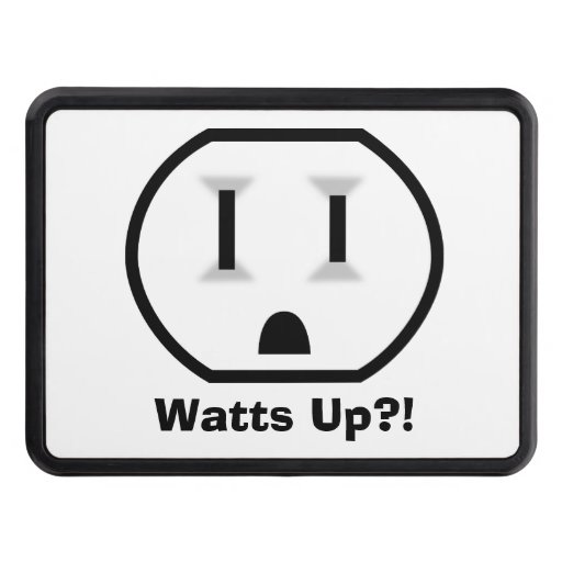 Funny Electrical Outlet Tow Hitch Covers | Zazzle