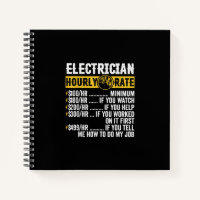 Funny Electrician Apparel, Hourly Rate Men