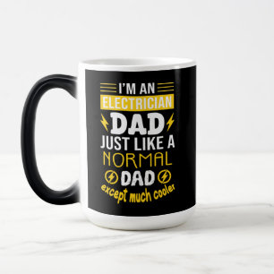 Funny Electrician Dad Gift Color Morph Mug