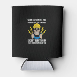 Funny Electrician Gift Electrical Engineer Can Cooler