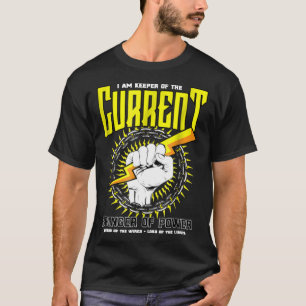 Funny Electrician Gift Electrical Engineer Linema T-Shirt