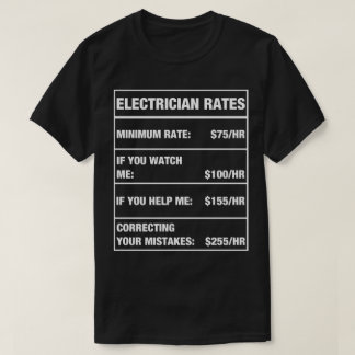 electrician funny shirts