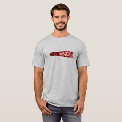 Funny Electrician Squeezy Hammer T_Shirt