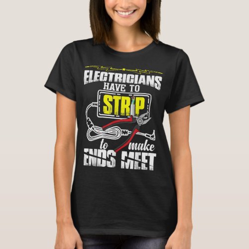 Funny Electrician  T_Shirt