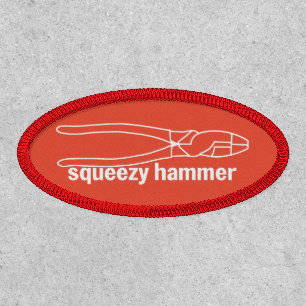 Funny Electricians Swag Squeezy Hammer Patch