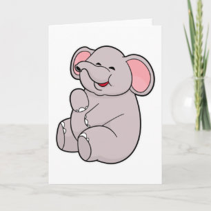 Funny Elephant Card