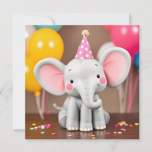  Funny Elephant Happy Birthday 